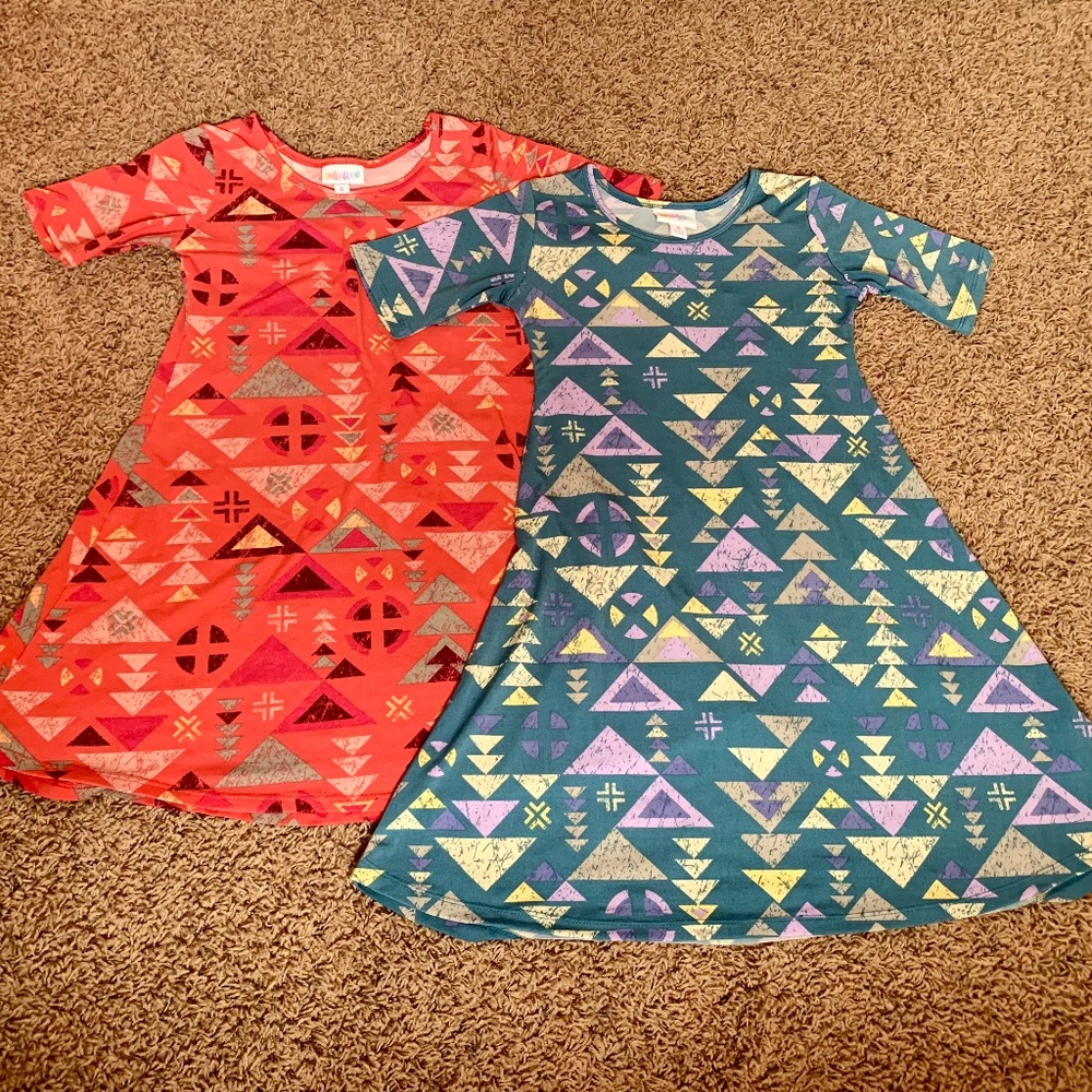 Girls LuLaRoe Dresses (Size 8)